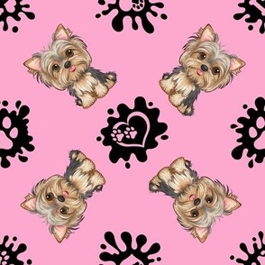 Puppy Love 13 Yorkshire Terrier Pink