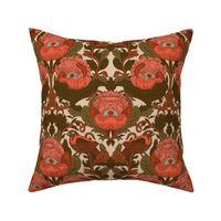 KIN POPPY DAMASK