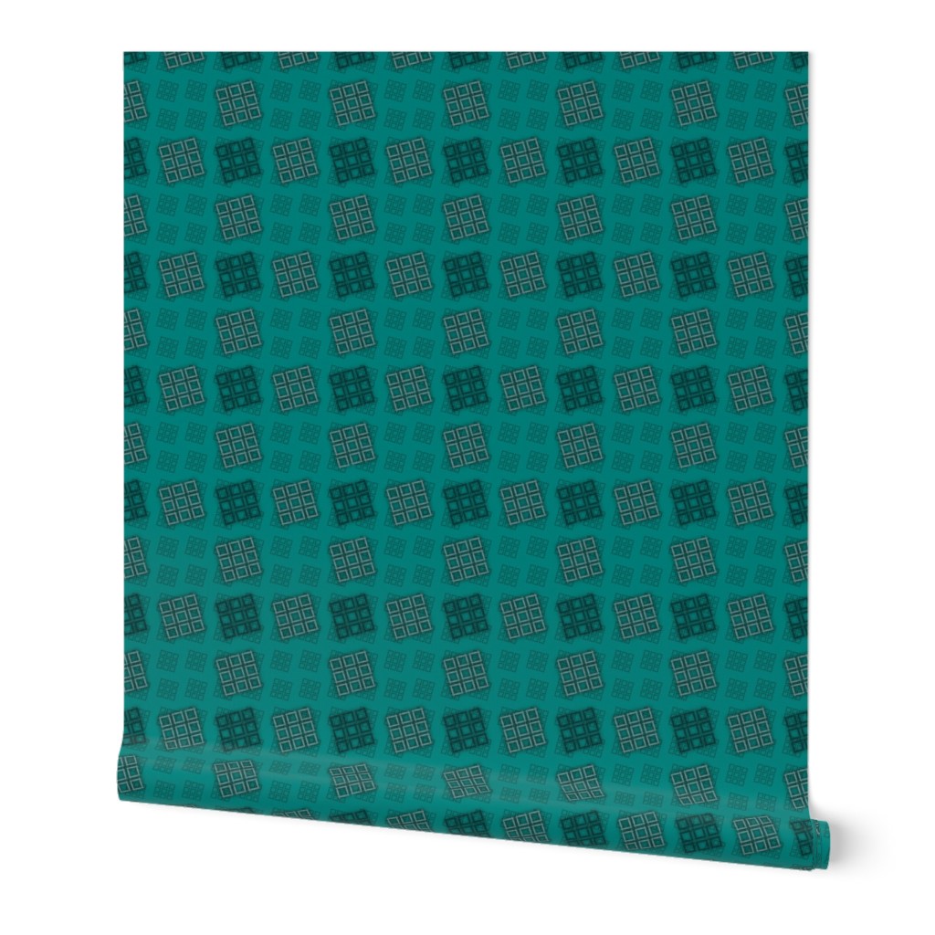 Fantasy Square Compliment on Teal