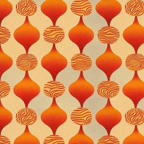 Fun Cheerful Orange Retro