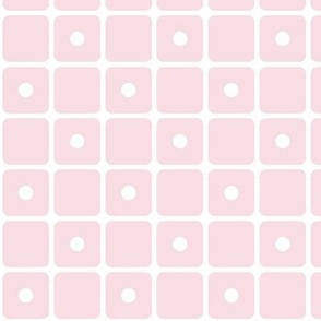 2691 C - simple square tiles, pink