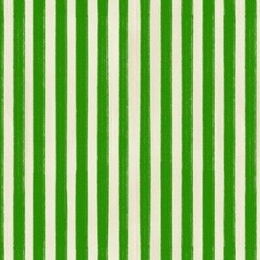 Painted stripe green