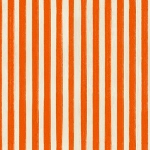 Painted stripe orange