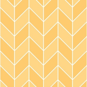 Flight Herringbone / Corn / Geometric / Large