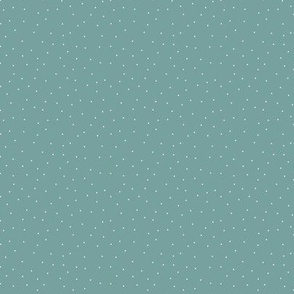 SPECKLED IN SAPPHIRE - 3X3 - POLKA DOTS - TEAL