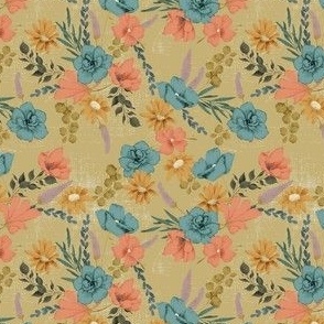 SPRING REVIVAL IN DAFFODIL - SMALL - 2X2 - FLORALS
