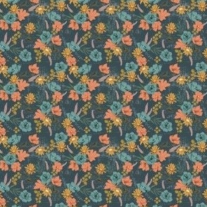 SPRING REVIVAL IN SPRUCE - SMALL - 2X2 FLORALS