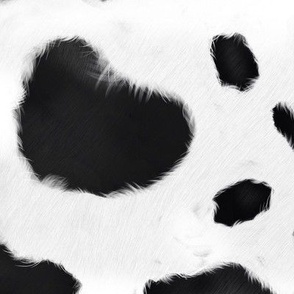 Realistic cow print, cow skin scale L WB23