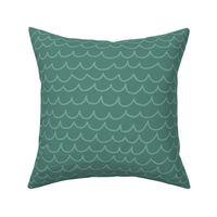 Mermaid Play - Teal Waves