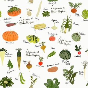 French vegetables kitchen art 