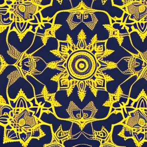 The Art of Harmony: Gold Mandala Designs 