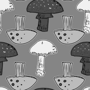 gray mushroom march 