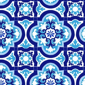 Mediterranean tiles,mosaic art