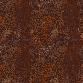 Branches in Rich Earthtones - Large