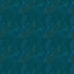 Branches in Rich Teal