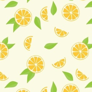 Lemon slices summer colorful 