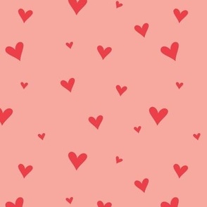 Valentine's Day Red Hearts Love 