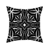 Black White Tribal 7-Large Scale 