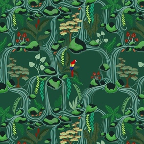 Jungle Cascade by Queen Bean 