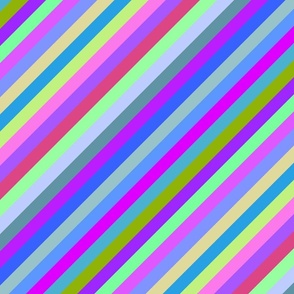 Rainbow Diagonal Stripes #3 (large)