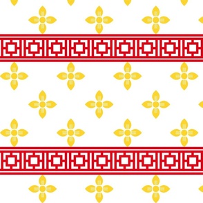 Red and Gold Pattern