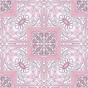 Pastel Pink Garden Tile Experience