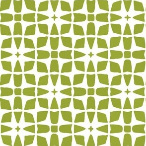 70s retro midcentury Yellow-Green-Geometric