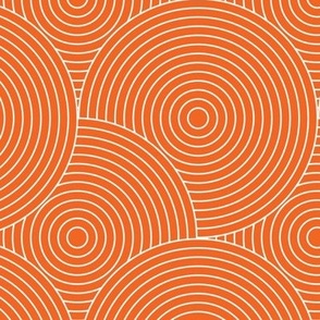 Overlapping circles - Orange