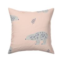 Folk icebear light pink