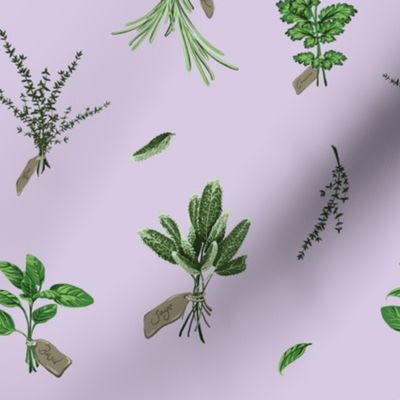 kitchen herbs lavender 
