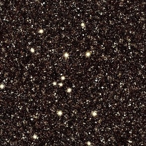 Solid Fools Gold Midnight Black Faux Glitter -- Glitter Look, Simulated Glitter, Black Glitter Sparkles Print -- 25.00in x 60.42in VERTICAL repeat -- 150dpi (Full Scale)