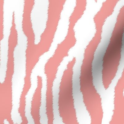 Pink and White Zebra Stripes