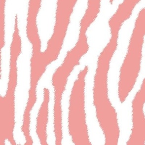 Pink and White Zebra Stripes