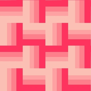 Pink gradient squares