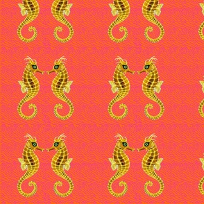 Seahorse Zebra Wallpaper 