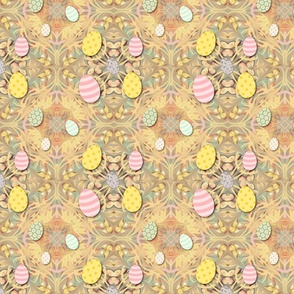 Modern Easter eggs pastel