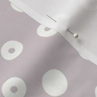 Cream Dots on Mauve (Medium)