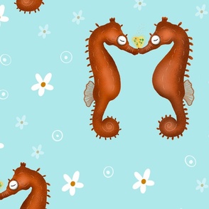 Seahorses love