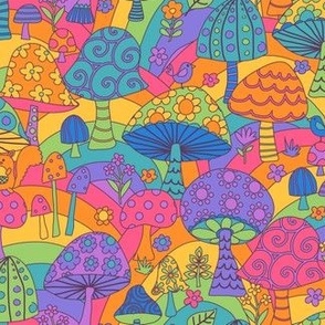 49 Rainbow Mushrooms