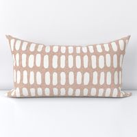 dash - home decor boho dashes - dusty pink - LAD23