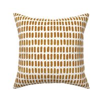 (small scale) dash - home decor boho dashes - gold - LAD23