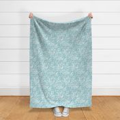 Caribbean Sea- Ocean Waves- California Summer- Hawaii Surf- Light Turquoise Blue Wallpaper- Coastal Grandma- Small