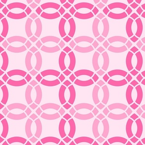 Chain Pattern - Shades of Pink