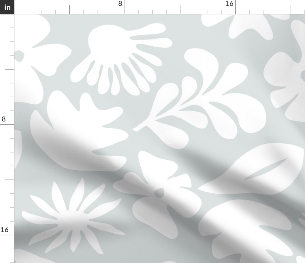 flat-retro-papercut-tropical-floral-foliage-print-grey-white-150DPI-2800x2800px