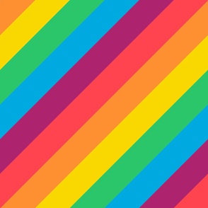 Binding Alder Retro Pride Rainbow  (2.5'')