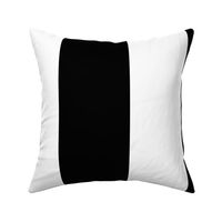 6 inch black and white stripe vertical