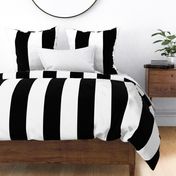 6 inch black and white stripe vertical