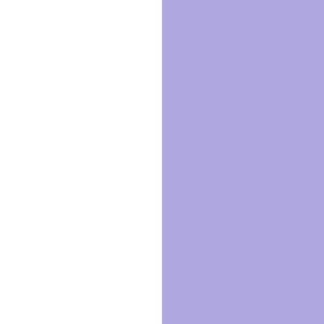 6 inch lilac and white stripe vertical