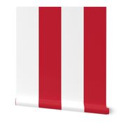 6 inch red and white stripe vertical