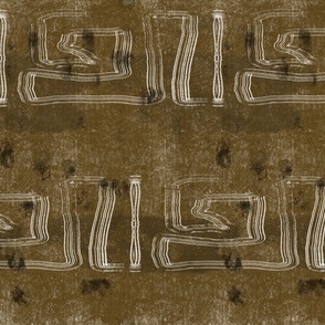 Abstract Brown Markings A (large scale)